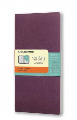 immagine 1 di Moleskine chapters journal slim pocket ruled plum purple