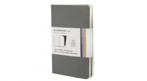 immagine 1 di Moleskine volant notebooks pkt pla slate grey / payne's grey