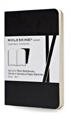 immagine 1 di Moleskine volant notebooks xs pla black