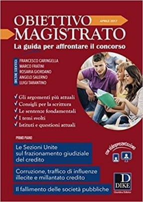 immagine 1 di Rivista Obiettibo Magistrato n.4 2017